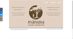 Desktop Screenshot of manukaresto.com